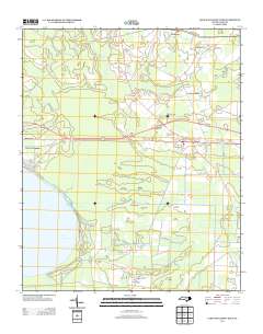 Lake Waccamaw East 2013 topographic map thumbnail