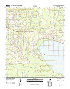 Lake Waccamaw West 2013 topographic map thumbnail