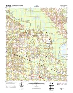 Leland 2013 topographic map thumbnail