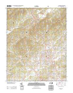 Lenoir 2013 topographic map thumbnail