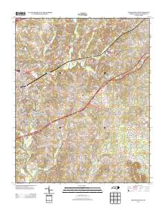 Lexington East 2013 topographic map thumbnail
