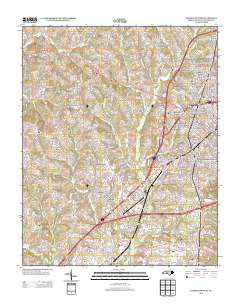 Lexington West 2013 topographic map thumbnail