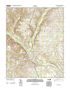 Lillington 2013 topographic map thumbnail