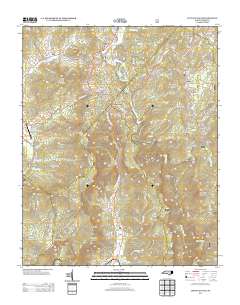 Linville Falls 2013 topographic map thumbnail