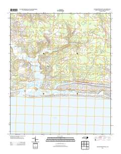 Lockwoods Folly 2013 topographic map thumbnail
