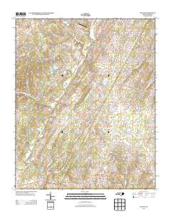 Locust 2013 topographic map thumbnail