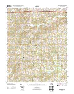 Lone Hickory 2013 topographic map thumbnail