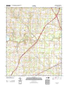 Lucama 2013 topographic map thumbnail