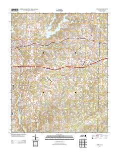 Mebane 2013 topographic map thumbnail
