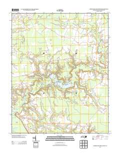 Merchants Millpond 2013 topographic map thumbnail