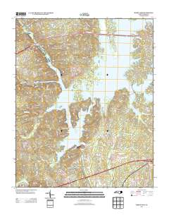 Merry Oaks 2013 topographic map thumbnail
