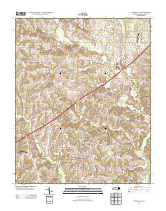 Mocksville 2013 topographic map thumbnail