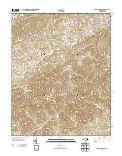 Moravian Falls 2013 topographic map thumbnail