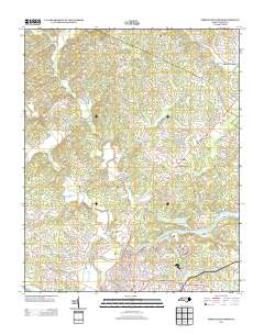 Morganton North 2013 topographic map thumbnail