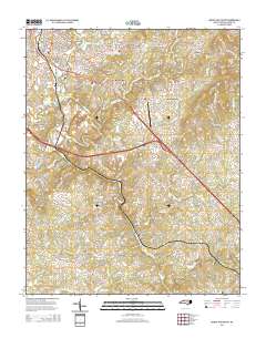Mount Airy South 2014 topographic map thumbnail