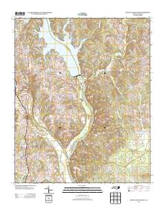 Mount Gilead West 2013 topographic map thumbnail
