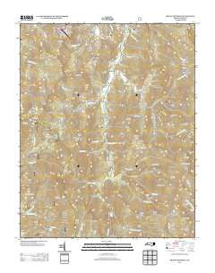 Mount Mitchell 2013 topographic map thumbnail