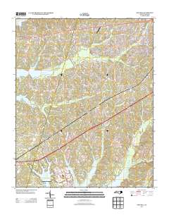 New Hill 2013 topographic map thumbnail