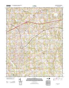 Newton 2013 topographic map thumbnail