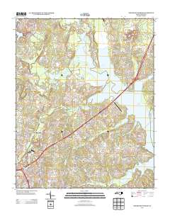 Northeast Durham 2013 topographic map thumbnail