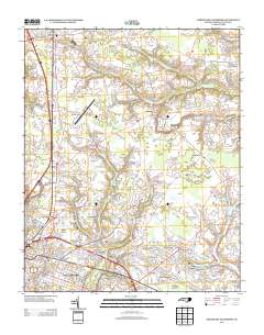 Northeast Goldsboro 2013 topographic map thumbnail