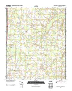 Northeast Lumberton 2013 topographic map thumbnail