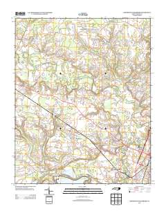 Northwest Goldsboro 2013 topographic map thumbnail