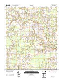 Oak City 2013 topographic map thumbnail