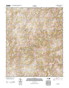Oakboro 2013 topographic map thumbnail