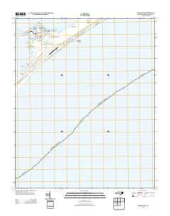 Ocracoke 2013 topographic map thumbnail