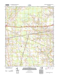 Robersonville West 2013 topographic map thumbnail