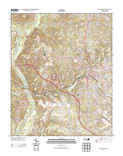 Rockingham 2013 topographic map thumbnail