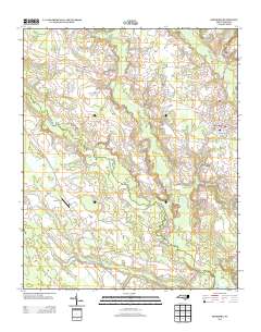 Roseboro 2013 topographic map thumbnail