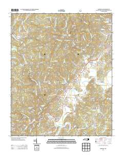 Rosman 2013 topographic map thumbnail