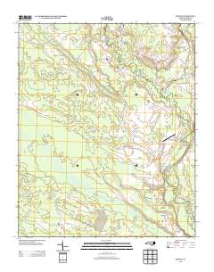 Rowan 2013 topographic map thumbnail