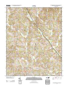 Rutherfordton North 2013 topographic map thumbnail