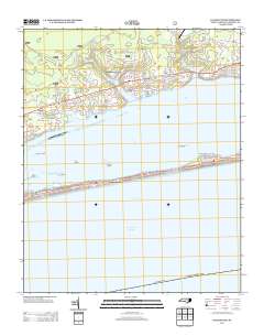 Salter Path 2013 topographic map thumbnail