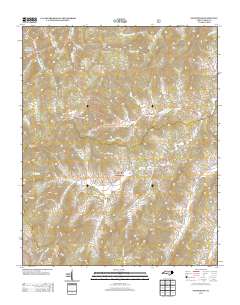 Sandymush 2013 topographic map thumbnail