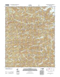 Santeetlah Creek 2013 topographic map thumbnail
