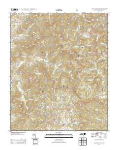 Scaly Mountain 2013 topographic map thumbnail