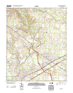 Selma 2013 topographic map thumbnail