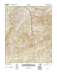 Siler City 2013 topographic map thumbnail