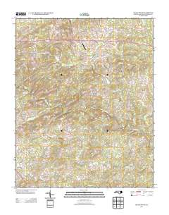 Siler City NE 2013 topographic map thumbnail