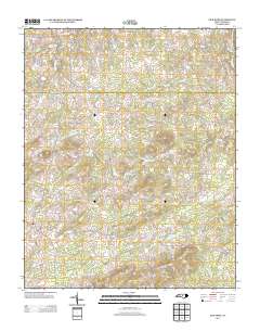 Silk Hope 2013 topographic map thumbnail