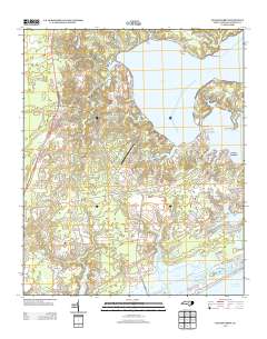 Sneads Ferry 2013 topographic map thumbnail