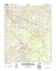 Southeast Lumberton 2013 topographic map thumbnail
