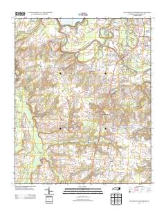 Southwest Goldsboro 2013 topographic map thumbnail