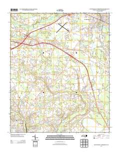 Southwest Lumberton 2013 topographic map thumbnail