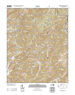 Spring Creek 2013 topographic map thumbnail