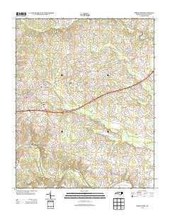 Spring Hope 2013 topographic map thumbnail